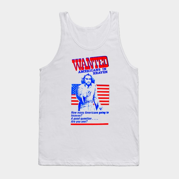 WANTED: Americans In Heaven Tank Top by Viper Vintage